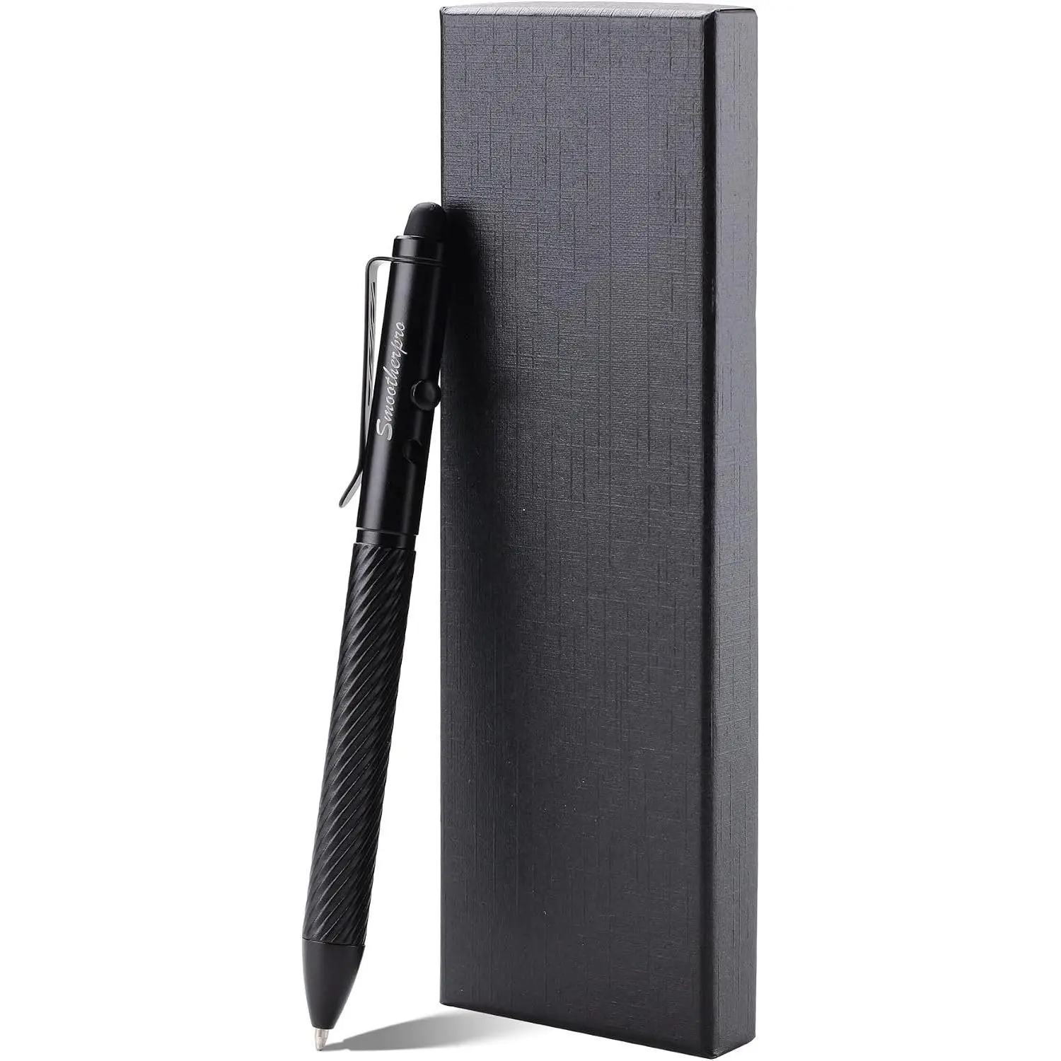 Black Bolt Action Stylus Pen,Compatible with Parker Refill | Ballpoint Stylus Pen for Touchscreens, Compatible with Parker and Fisher Space Spr4 Refills for Office Writing and Edc.