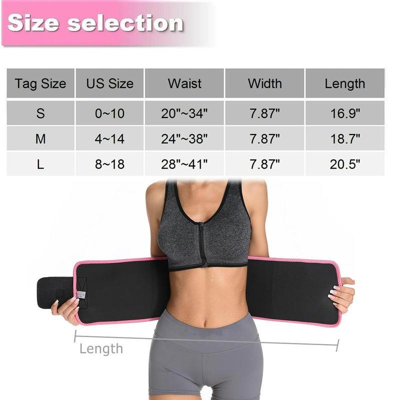 Sauna Sweat Ab Waist Trainer Belt for Women and Men - Sweat Band Waist Trainer Belt for Sports Training Gym Workouts, Men Women Sportswear, Womenswear, Fajas Para Mujer, 3 Adjustable Sizes, 5 Color Choose Sauna Sweat Ab Waist Trainer Belt for Women and Men - Sweat Band Waist Trainer Belt for Sports Training Gym Workouts, Men Women Sportswear, Womenswear, Fajas Para Mujer, 3 Adjustable Sizes, 5 Color Choose