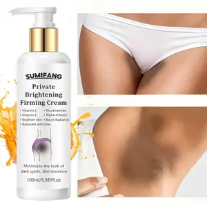 100ML Brightening Cream with Arbutin, Vitamin C, Niacinamide, Vitamin E, Even Skin Tone, Natural Glow, Gentle Texture, Suitable for Genital Area, Underarms, Inner Thighs, Buttocks