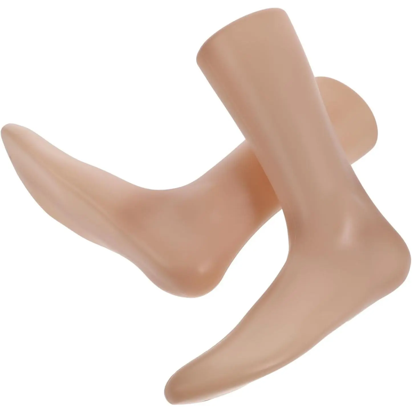 2 count Mannequin Foot Display Realistic Plastic Foot Model for Socks Shoe Display Holder for Retail Store Fixtures Photography Anklets 9.05 X 8.85 X 2.95 in