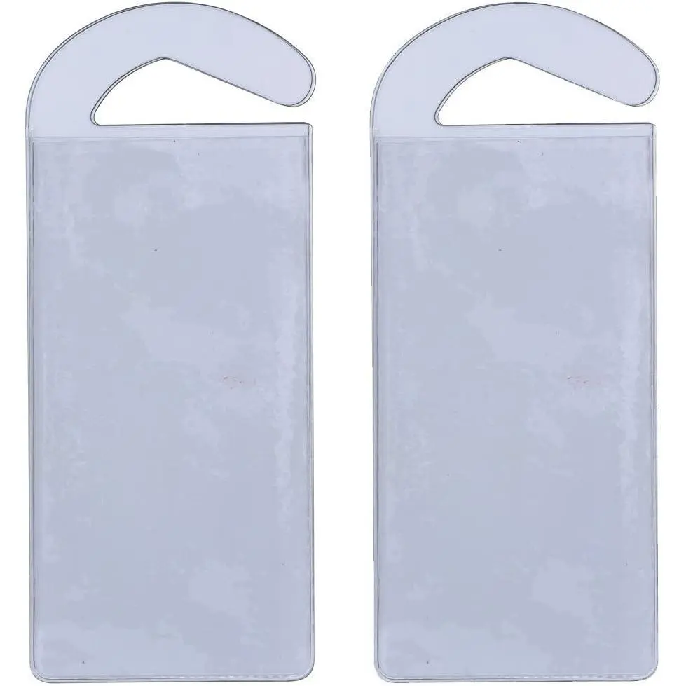 Handicap Permit Placard Protective Holder Set of 2 Bags Holder Organizer
