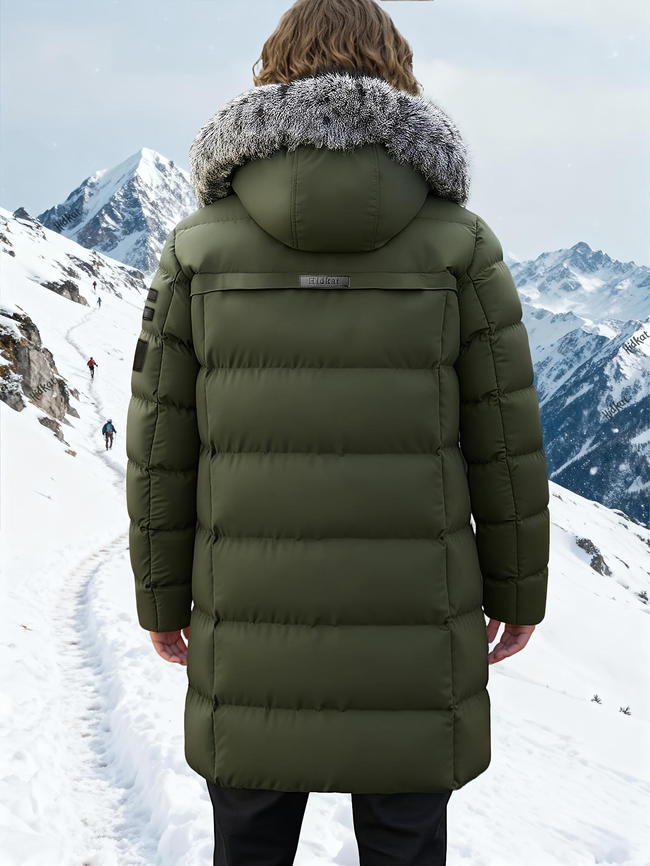 Large windproof and waterproof multi pocket parka coat American style outdoor style thick and cold resistant long down jacket Large windproof and waterproof multi pocket parka coat American style outdoor style thick and cold resistant long down jacket