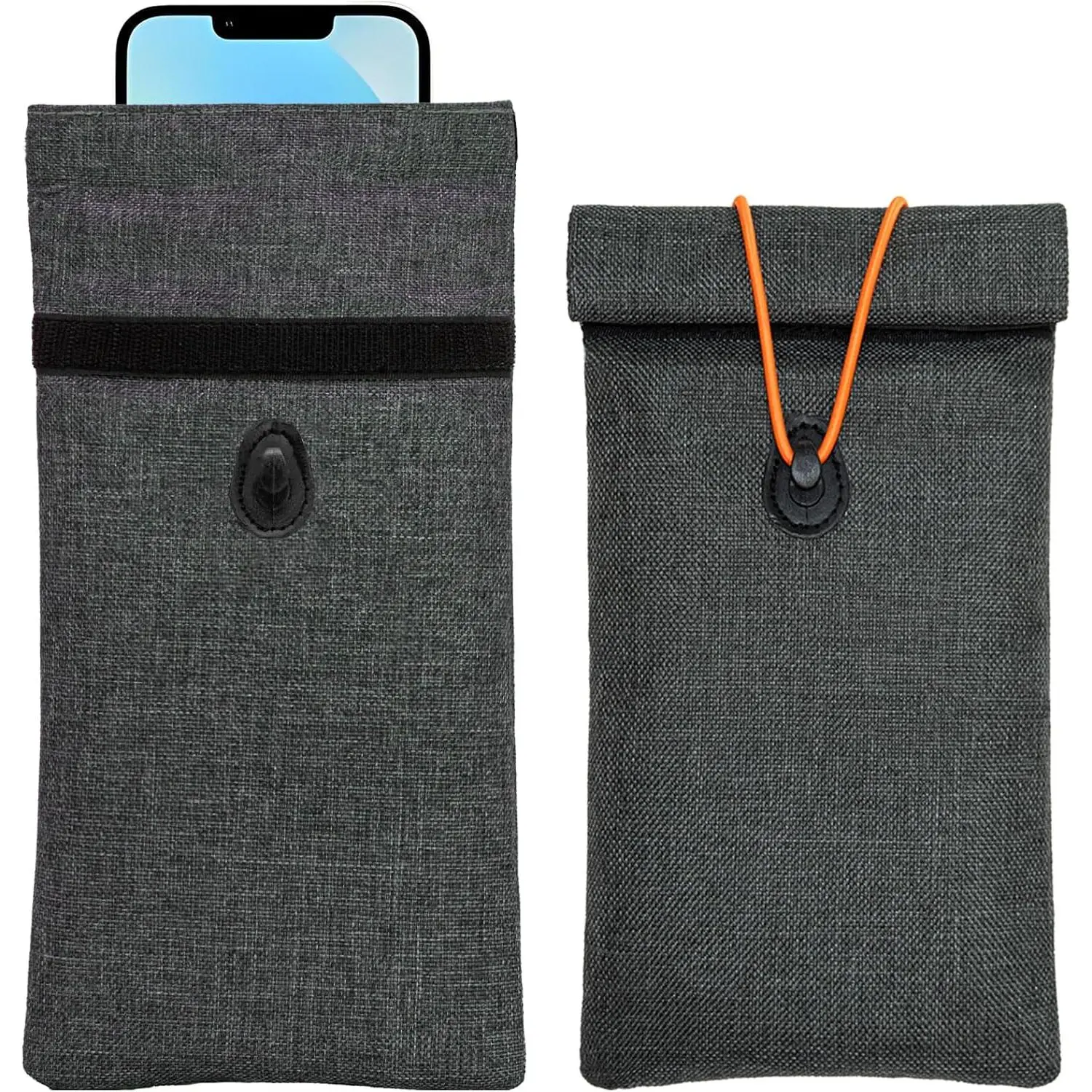Faraday Bags for Phones 2 Pack Go Dark Bags for Cell Phones, Signal Blocking Case, RFID Blocking Pouch for  Protection