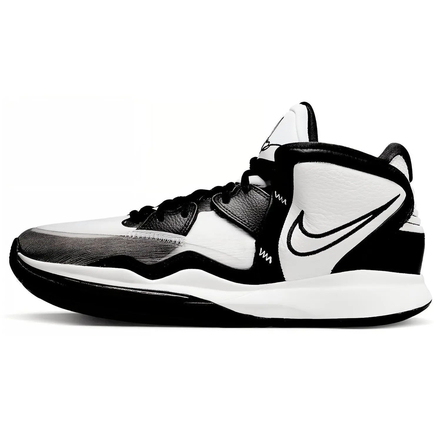 Nike Kyrie Infinity Basketball Shoes for Men – Comfortable, Cushioned, Non-Slip, Durable, Low-Top, White and Black Verifiable, with credentials and supporting global authentication