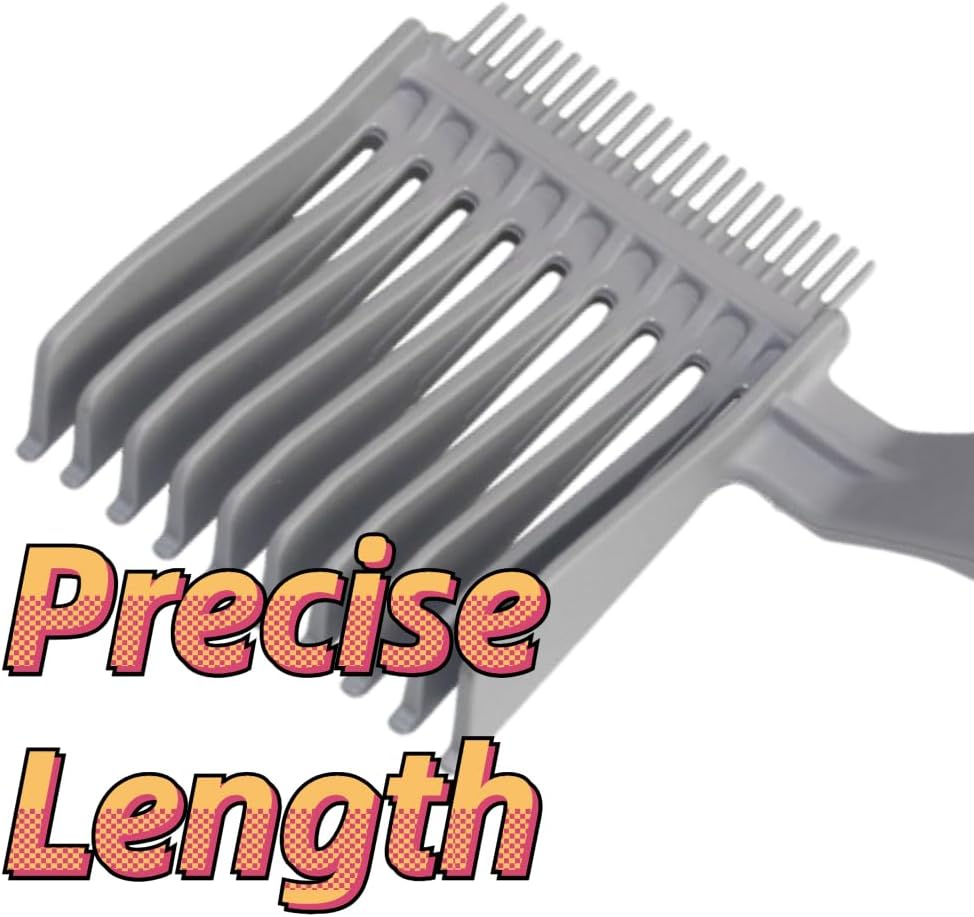 3-pcs Men's Barber Fade Combs Clipper Comb Gradient Comb Oil Head Caliper Comb Positioning Flat Top Comb