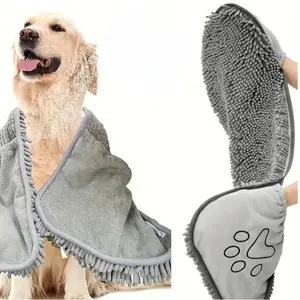 Oversized Quick-Dry Super Absorbent Pet Towel for Dogs, Soft Gentle Towel Ideal for Pet Grooming