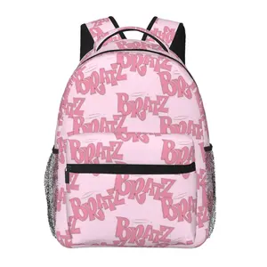 Anime Bratz5 Printed Backpack, Cute School bag for Girls Boys Teens, Cartoon Backpacks Kawaii Kids Lightweight backpack with adjustable straps Bookbag, Travel, School, College, Work, Backpack, Daily Use