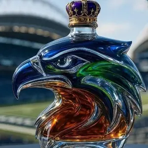 Seattle Bird Wine Bottle - High-Value Glass Decanter, Multifunctional Wine Decanter, Thickened and Heat-Resistant, Wine Dispenser, Living Room Decoration, Gift
