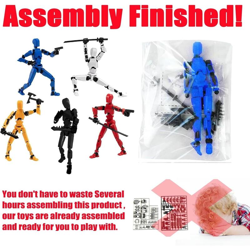 2026 New Assembly Completed-Titan 13 Action Figure,Dummy Robot 13 Action Figures Set,3D Printed Multi-Jointed Action Figures,Nova 13 Action Figure for Collectors Desktop Decorations (9pcs)