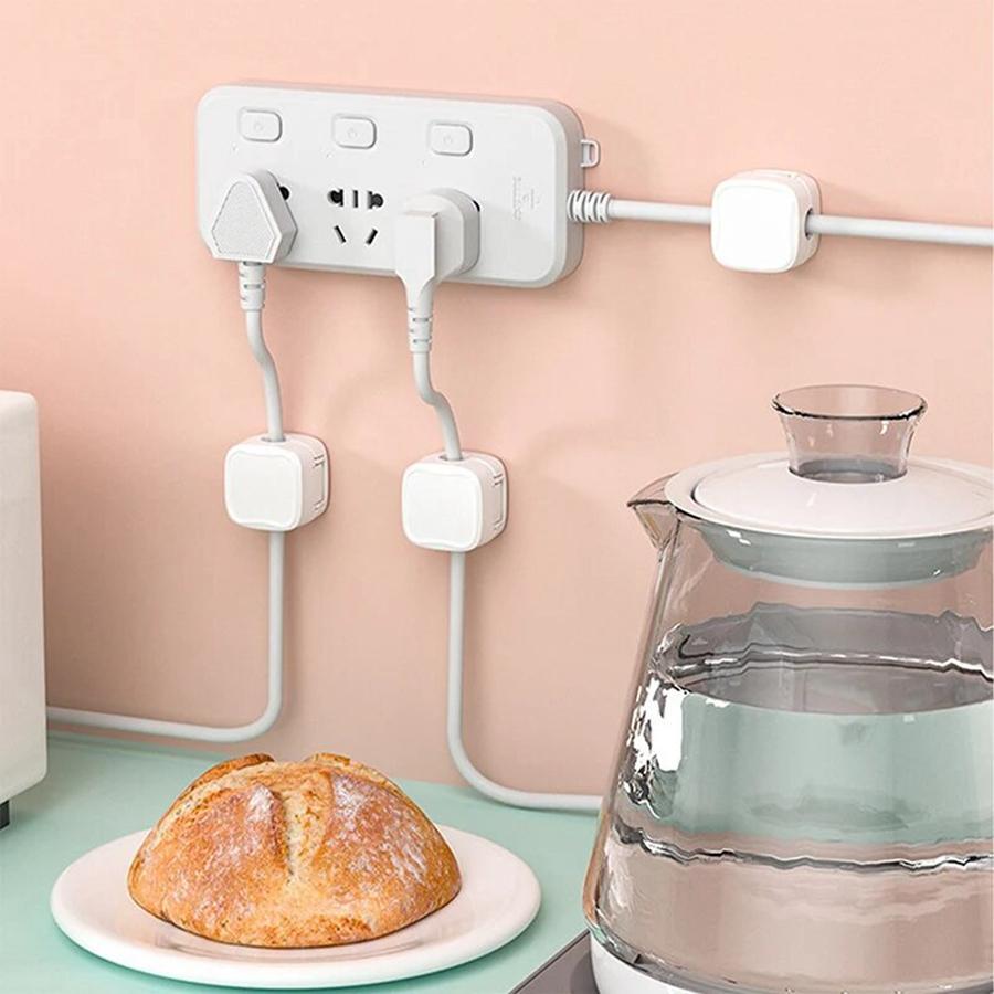 Magnetic Cable Clip, 3 Counts Cable Smooth Adjustable Cord Holder, Under Desk Cable Management Wire Keeper, Cable Organizer Holder