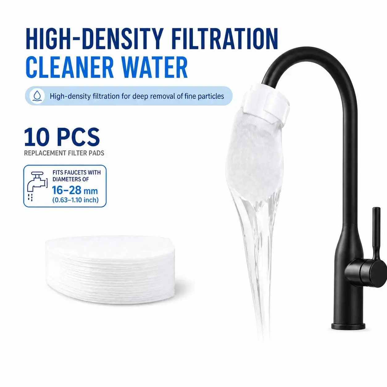 【FathersDayGift】Universal Faucet Filter BagEffective filtration for tap water and spring water, removes rust and various impurities