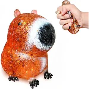 Kawaii Capybara Sugar Squishy Stress Balls - Sensory Squeeze Fidget Toys for 12 Years Above, Comics/Science/Video Games Fans, Easter Goodie Bag Stuffers (Anime & Manga Themed)