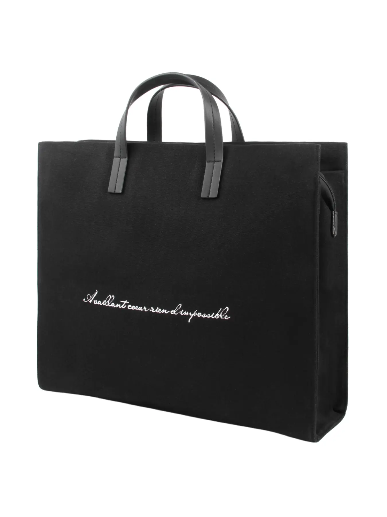 13 Inch Canvas Laptop Bag, Unisex Embroidered Lightweight Casual Briefcase, 14 Inch Shoulder Crossbody, Simple Fashion Commute Tote