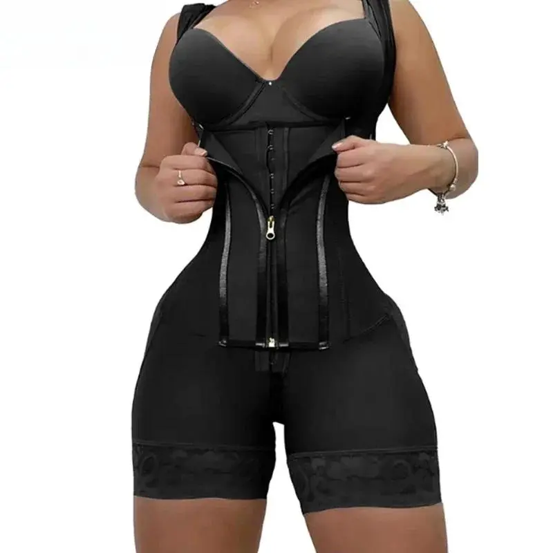 Colombian High Compression Fajas for Women Full Body Postpartum Shaperwear Tummy Control Butt Lift Breathable Slimming Girdle