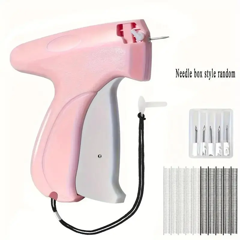 Portable Clothing Repair Gun, Mini Sewing Edge Tool, Sewing Tools, 6 Fine Needles, 1000 Fasteners, Quick Fix, Easy Stitch, DIY Friendly, Sewing Supplies, Sewing Accessories, Multifunctional Home Sewing