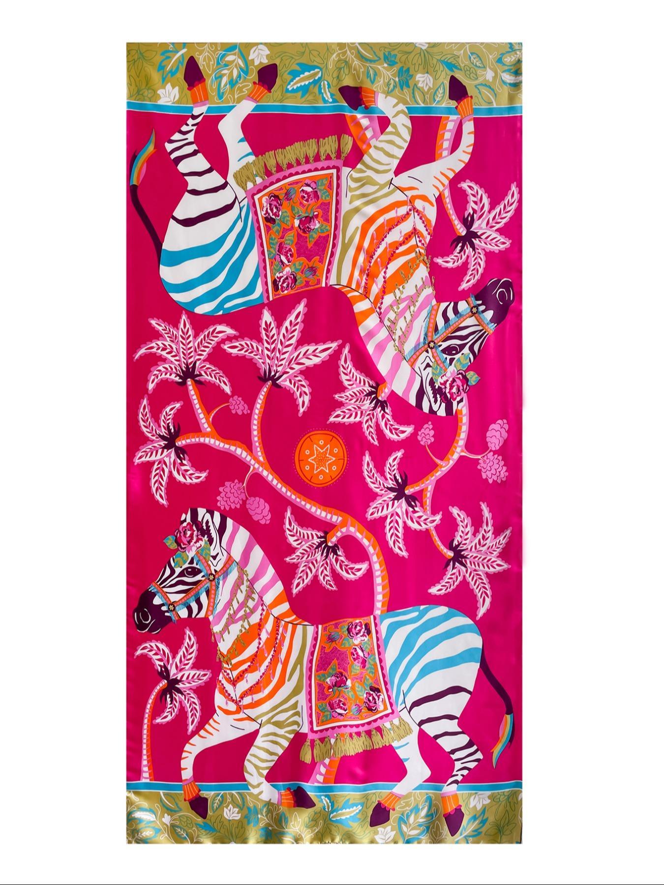 Women's Elegant Random Floral Print Square Scarf, Fashionable Soft Comfortable Shawl for Daily Wear, Casual Versatile Scarf for Women, Floral Pattern Shawl