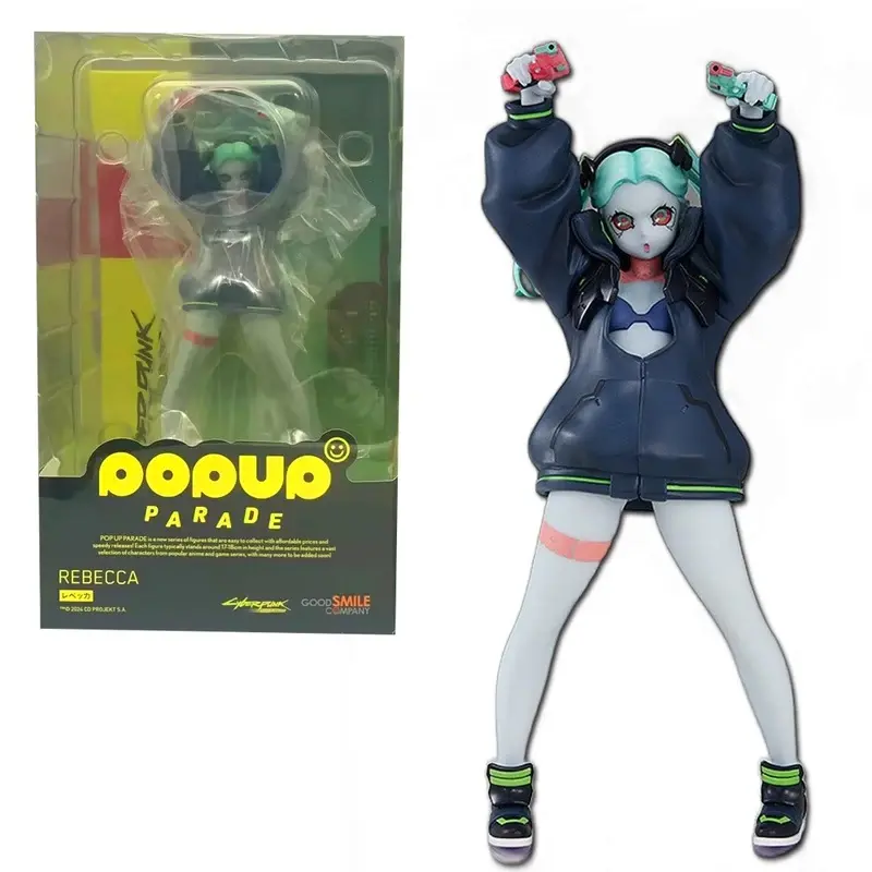 16CM Anime Game Cyberpunk: Edgerunners Rebecca Figure Standing Anime Model Toy Gift Lucy Collection David Martinez Aciton Figure