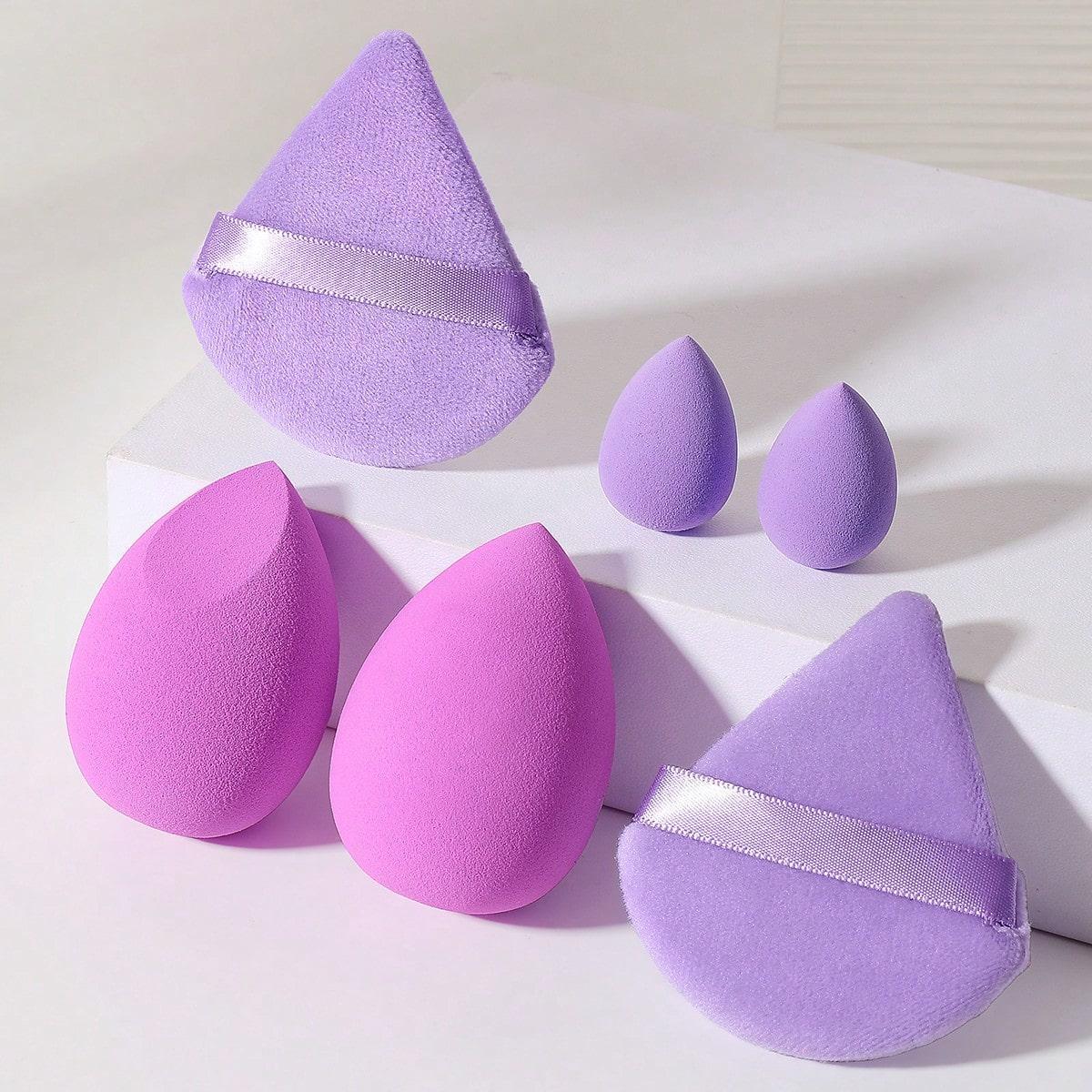 Beauty Blenders & Power Puff Set, Soft Makeup Puffs Contouring Blending & Facial Detailing Tool, Multi-functional Makeup Accessories