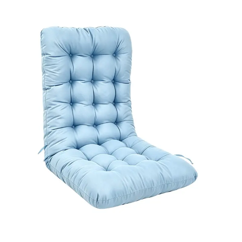 One-Piece Lumbar Support Cushion, Plain Simple Checkered Design, Dense High-Resilience Padding, Reclining Back with Adjustable Angles, Breathable Comfort Year-Round.