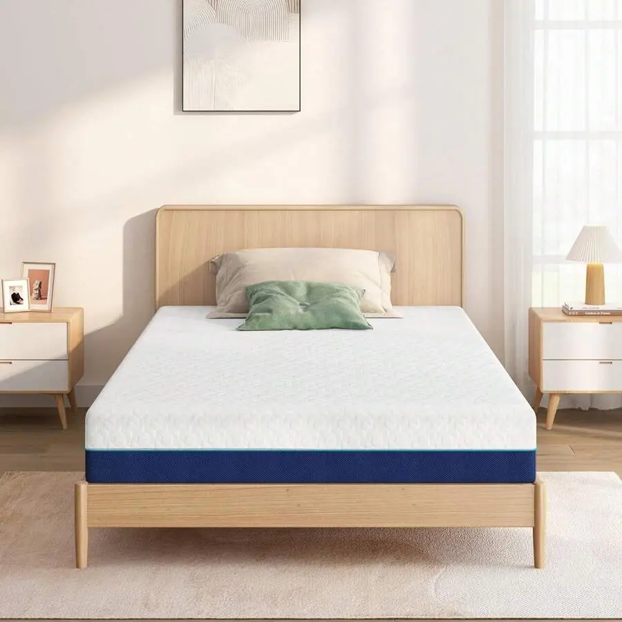 Memory Foam Mattress 10/12/14 Inch, Cooling Gel Infused Mattress With Washable Cover, Medium Firm, Twin Full  Mattress