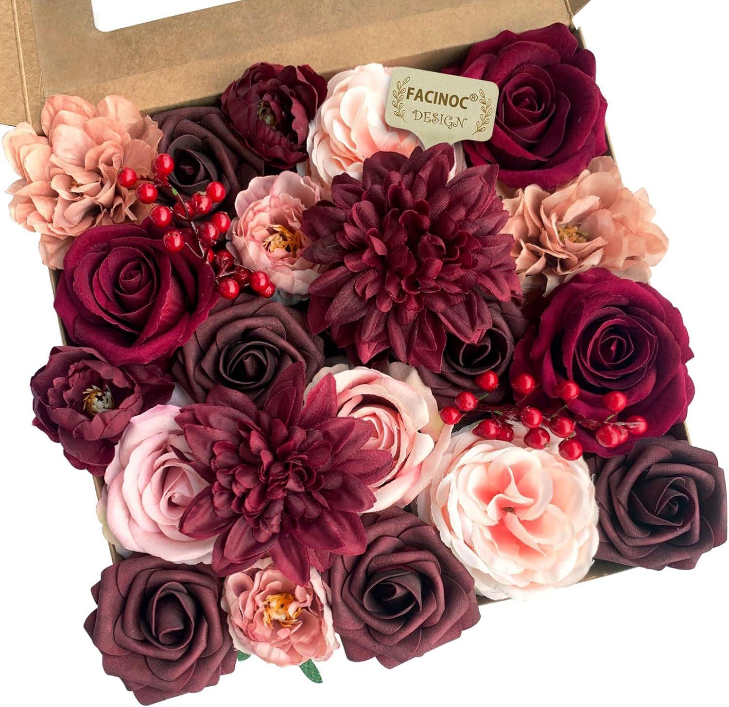 Aesthetic DIY Faux Rose Box Set| Real-Touch Artificial Flowers with Stems for Wedding Bouquets & Centerpieces| Romantic Forever Valentine's & Birthday Gift| Spring Home Decor Aesthetic DIY Faux Rose Box Set| Real-Touch Artificial Flowers with Stems for Wedding Bouquets & Centerpieces| Romantic Forever Valentine's & Birthday Gift| Spring Home Decor