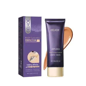 EELHOE Concealer For Dark-Skinned Bodies, Cover Blemish Even Skin Tone Face Body Multi Efficacy Concealer
