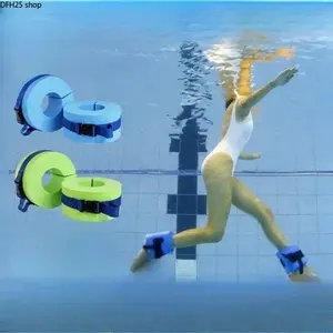 Water Fitness Resistance Arm Floats for Aquatic Exercise and Pool Training, High Density EVA Float Rings for Balance Support and Strength Workouts