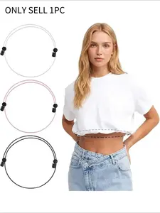 Shirt Tuck Band Women,Adjustable Tool for Sweater and Shirts,Elastic Crop Bands To Change The Style of Your Tops Belt