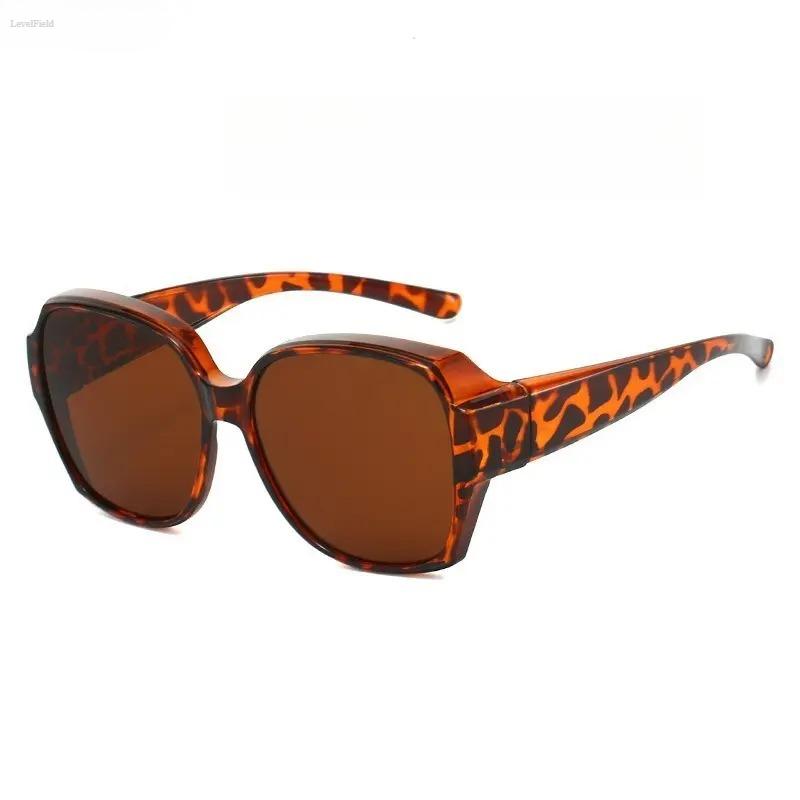 4-Pack Oversized Fit Over Polarized Sunglasses for Men Women – UV400 Protection Large Square Frame Over Glasses Sunglasses, Anti-Glare Shades for Driving Outdoor Travel Daily Wear