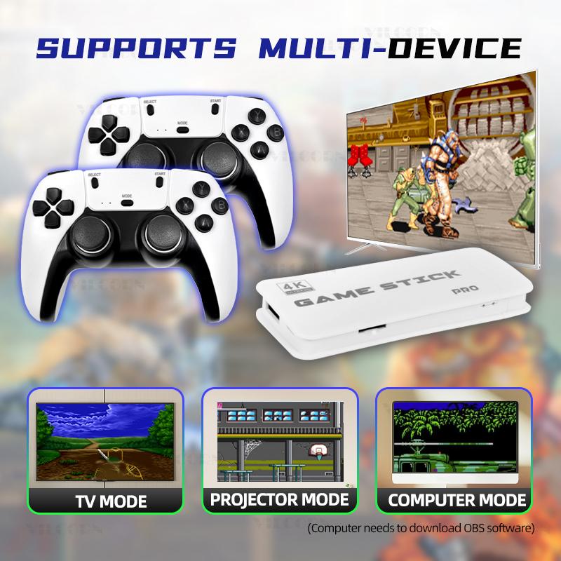 M15 Retro Game Stick, 4K HD Output & Wireless Controller Plug and Play ...