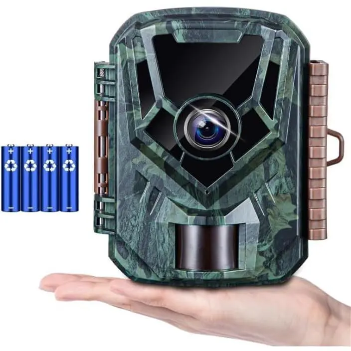Trail Camera 36MP 2.7K, Mini Game Camera with Night Vision 0.1s Trigger Time Motion Activated 130°Wide-Angle, Waterproof Trail Cam with 2.0" HD TFT Screen, Hunting Camera for Wildlife Monitoring