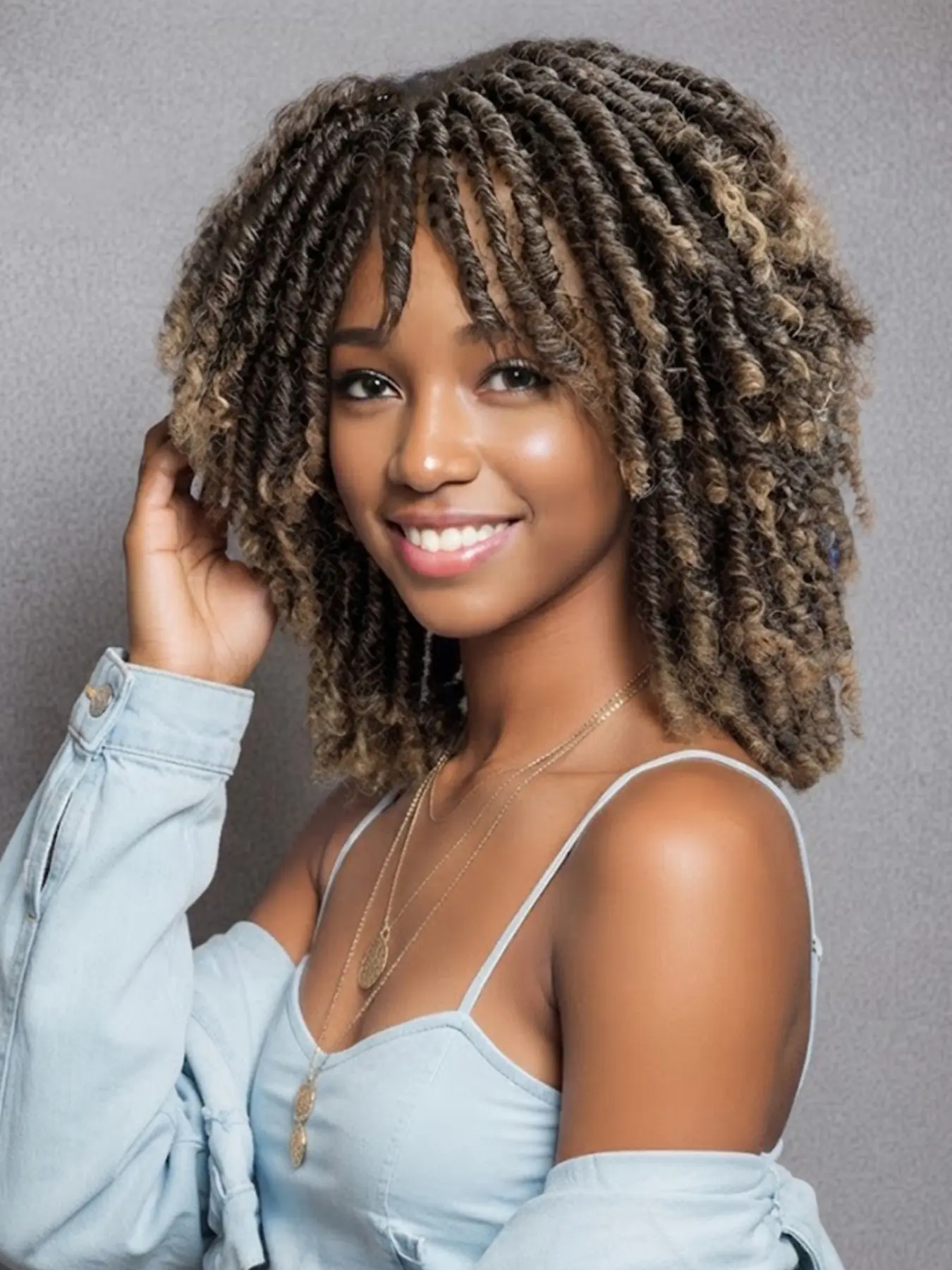 Dreadlock Wig Short Twist Braids Wigs for Black Women and Men Afro Curly Wig Crochet Twist Braiding Synthetic Wig African Hairstyle