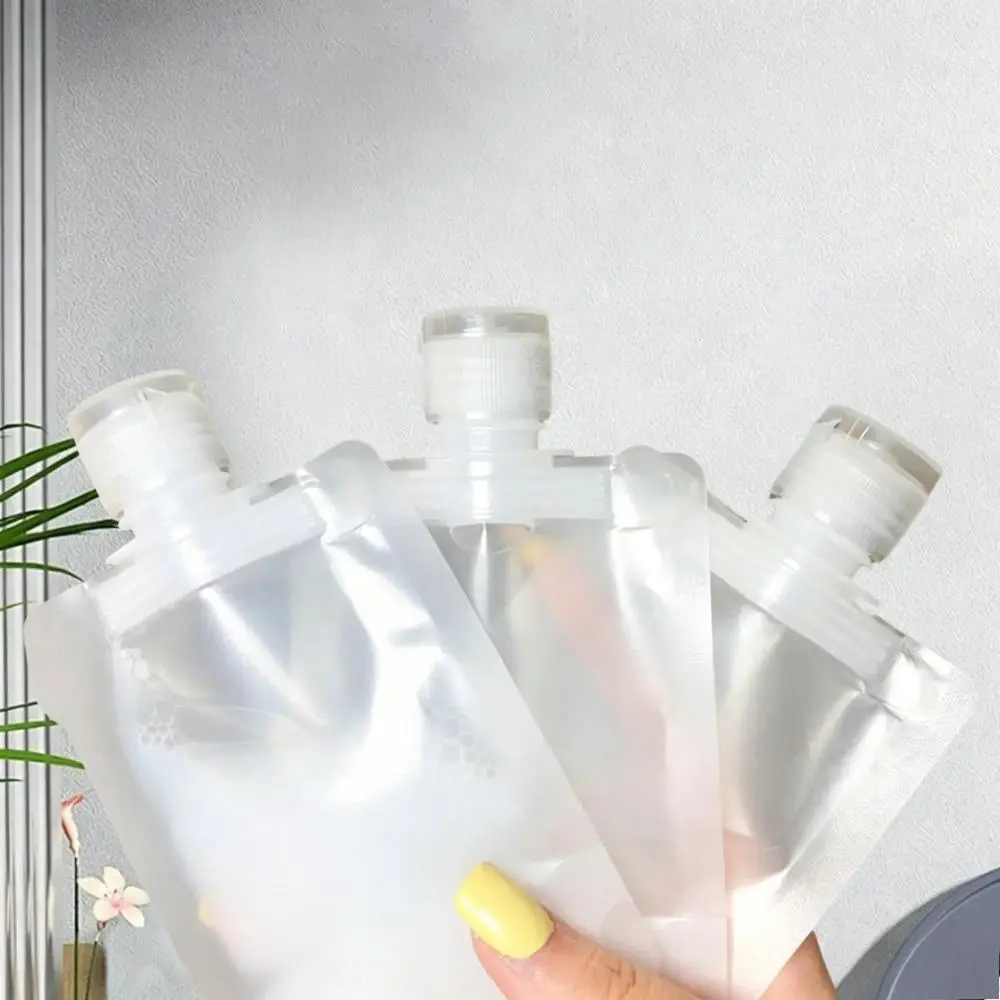 2026 New 12-Count Reusable Lightweight Plastic Drink Pouches with Leakproof Screw Caps, Easy-to-Carry Beverage Bags Ideal for Hiking, Camping, Fishing, Picnic, Portable Size