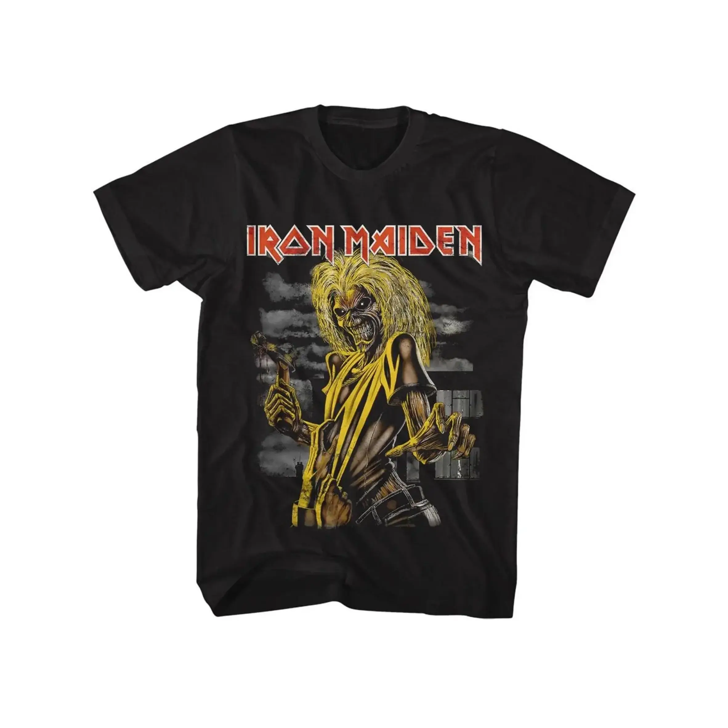 Unisex Killers Graphic T-Shirt with Original Vintage Album Art, 100% Cotton Short Sleeve Top for Heavy Metal Fans in an Oversized Streetwear Fit, Shortsleeve, Menswear