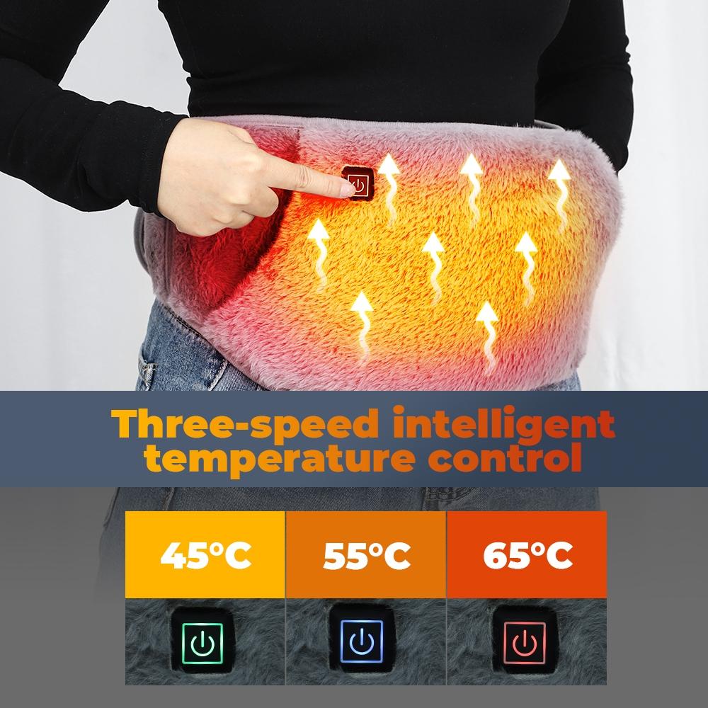 Heated Waist Belt, Graphene Heating USB Warmer, Winter Gift, Warm Christmas Present, Electric Heat Belt, Heated Wrap, No Charging Included