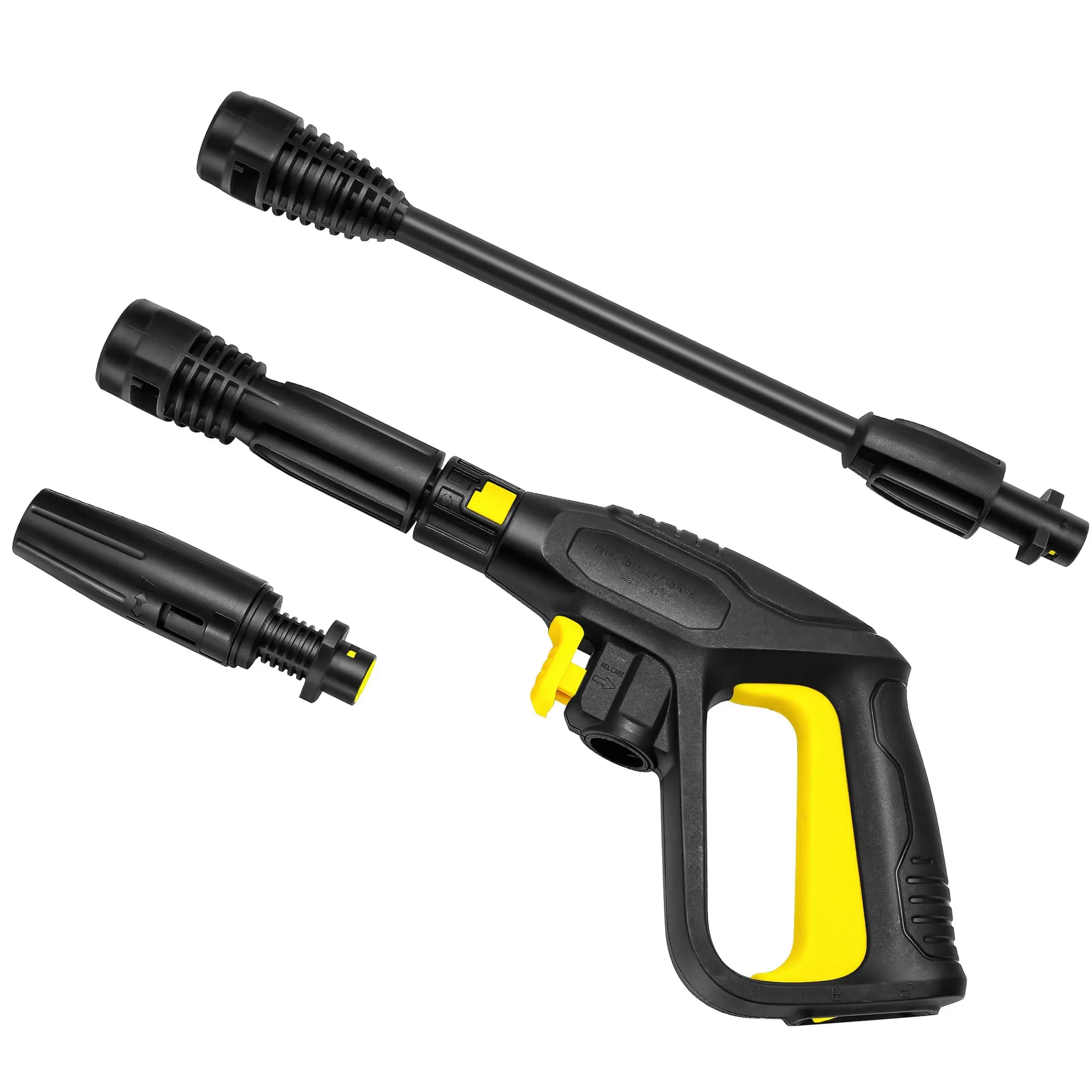 M MINGLE High Pressure Washer Gun Replacement for Karcher K Series, K2, K3, K4, K5, K6, K7, Quick Release Variable Jet Lance with Adjustable Spray Nozzle, 4000 PSI, 12 GPM, Power Washer Lance