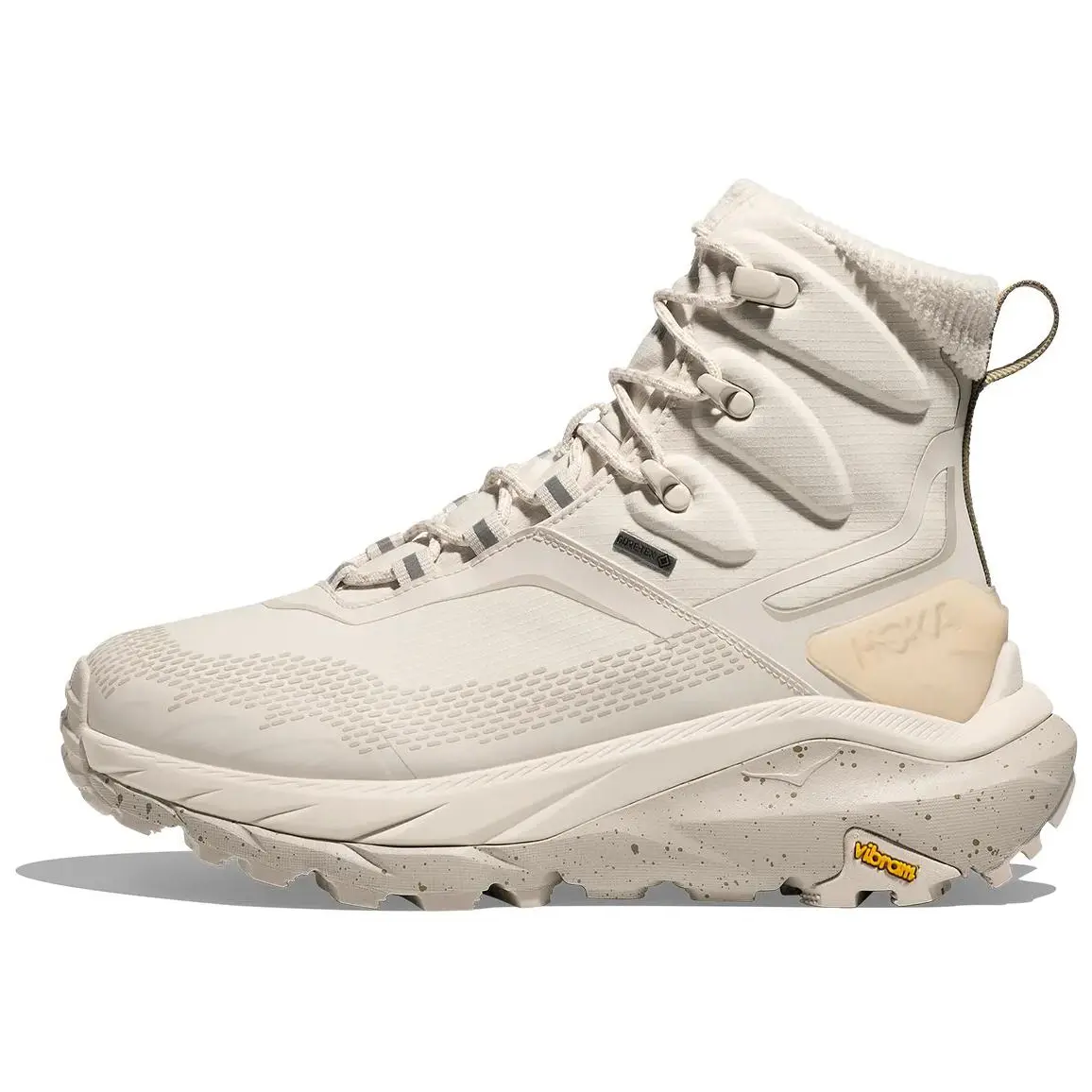 HOKA ONE ONE Kaha 2 Frost GTX Mid-Cut Hiking Shoes for Women in White Verifiable, with credentials and supporting global authentication