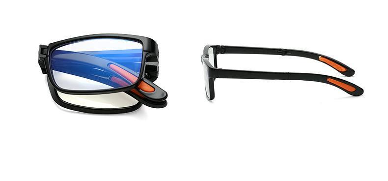 Folding Reading Glasses With Box Anti-blue Light Men Women Portable Spectacles Eyewear Unisex TR90 Glasses Diopter +1.0 To +4.0