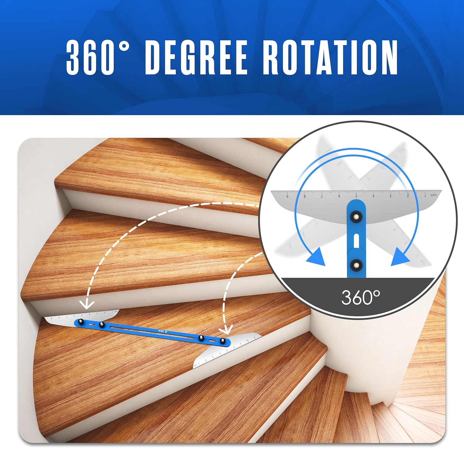 Stair Tread Template Tool, Stair Tread Jig, Measurement Tool, Gauge, for Step Measuring, Staircase, Shelf, Layout, Woodworking, Shelving, , Drywall, Adjustable Angle & Length, 9"-68" Stair Tread Template Tool, Stair Tread Jig, Measurement Tool, Gauge, for Step Measuring, Staircase, Shelf, Layout, Woodworking, Shelving, , Drywall, Adjustable Angle & Length, 9"-68"