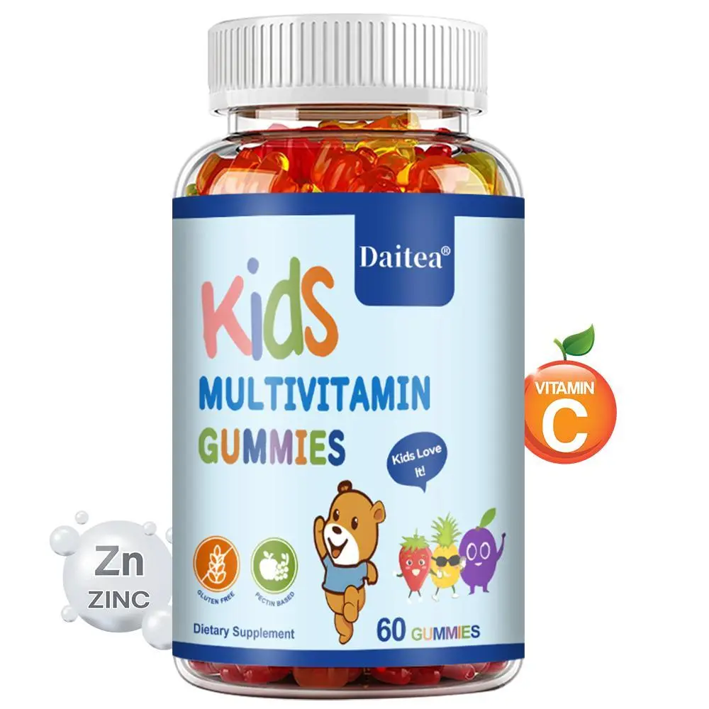 Daitea Kids Multivitamin Health Supplement, Supports Kid's Bone Health and Immune Health - 60 Capsules