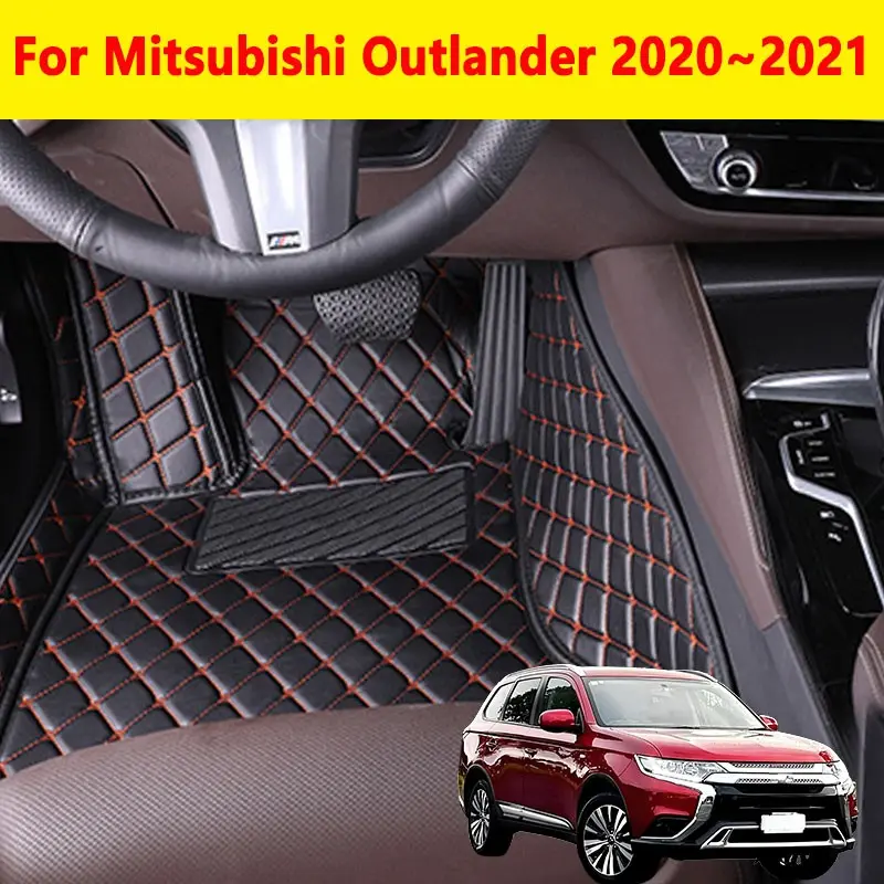 LHD PU leather car floor mats for Mitsubishi Outlander 2020~2021，durable and easy to clean Removable specialized leather floor mats Provide anti-stain protection for car interiors suitable for use all year round They are not available for sale in the UK