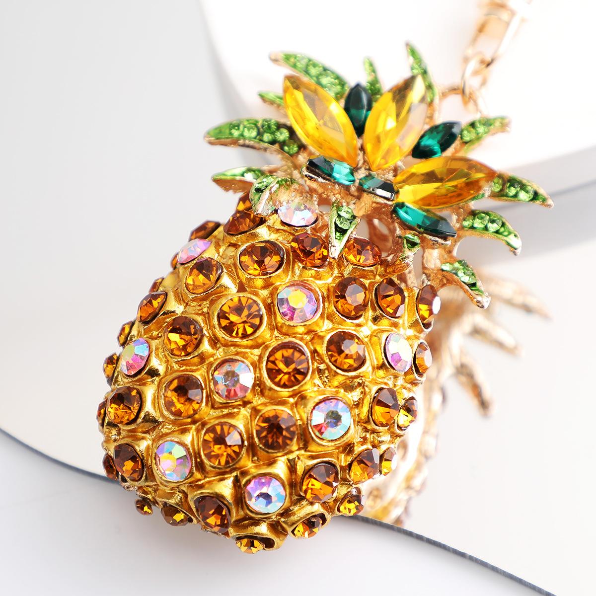 New Rhinestone fruit Keychain, 3D Fruit Bag Charm with Leaf Pendant, Cute Bling Green Apple Car Key Ring Accessory for Women,perfect daily use gift New Rhinestone fruit Keychain, 3D Fruit Bag Charm with Leaf Pendant, Cute Bling Green Apple Car Key Ring Accessory for Women,perfect daily use gift