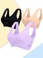 Black + apricot + light purple.