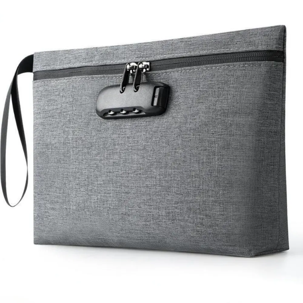 Multi-Purpose Combination Lock Storage Bag - Waterproof Portable Organizer, Durable Travel Accessories for Daily Commute & Outdoor Use