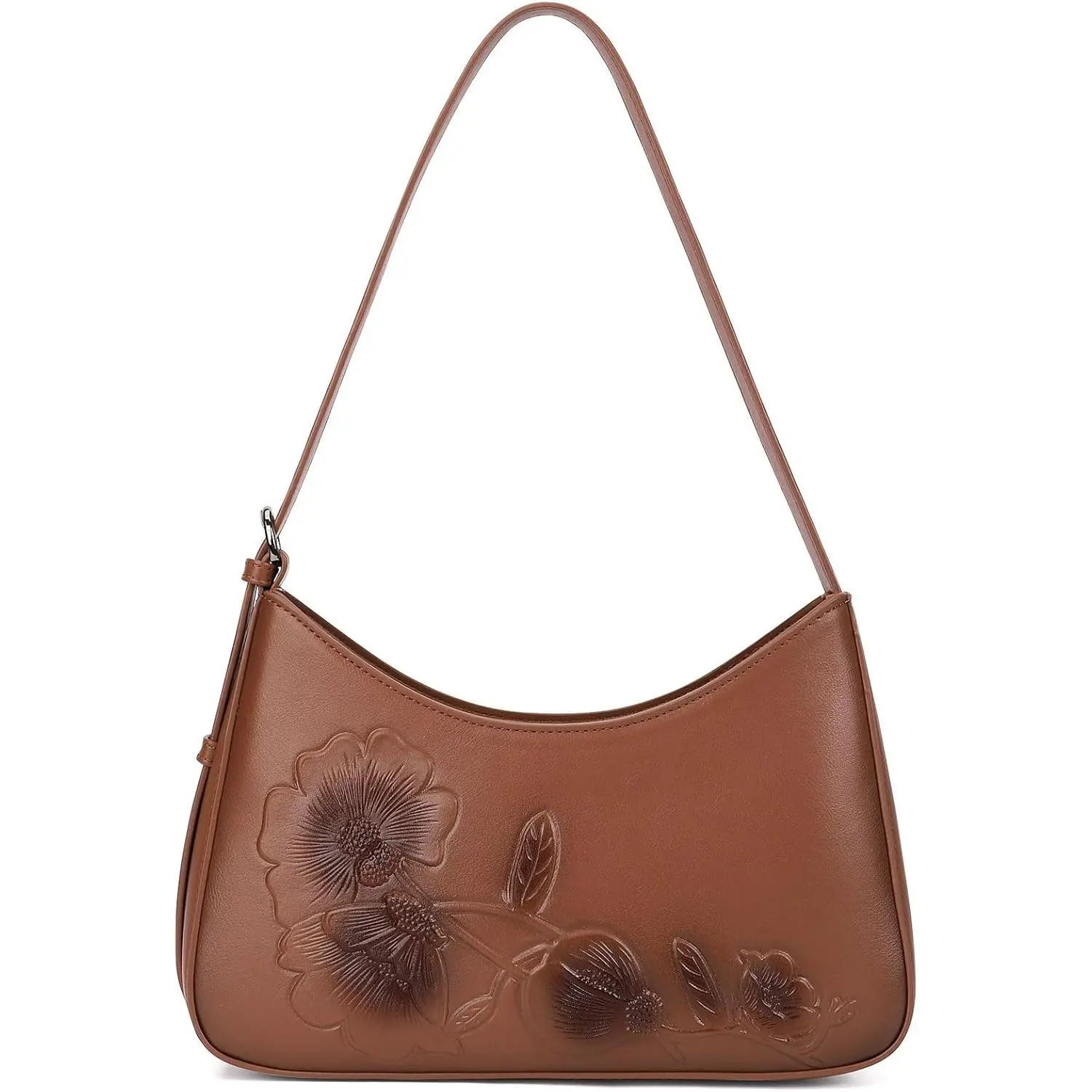 Bag for Women Vegan Leather Small Hobo Purse Underarm Bag | Cute  Purse, Trendy Handbags, Floral Embossed, Adjustable Strap, Daily Travel & Shopping,  Choice