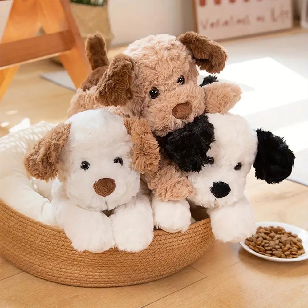 Cute Dog Design Plush Toy, 1 Count Super Soft Fluffy Lovely Dog Stuffed Toy, Soft & Comfy Plush Toy for Boys & Girls, Huggable Stuffed Animal, Sofa Decoration Bed Toy, Stuffed Animal, Soft Stuffed Animals