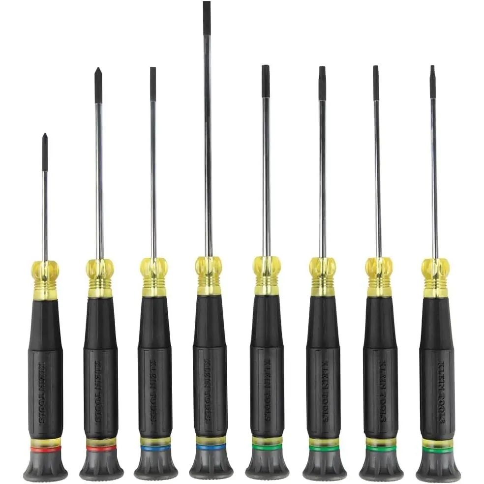 85617 Mini Screwdriver Set, Slotted,, TORX, Cushion-Grip Handles, for Blocks, Electronics