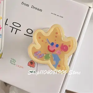 Korea Cute Shake Starfish Magnetic Holder Grip Tok Griptok Phone Holder Phone Stand Support For iPhone For Pad Magsafe Smart Tok