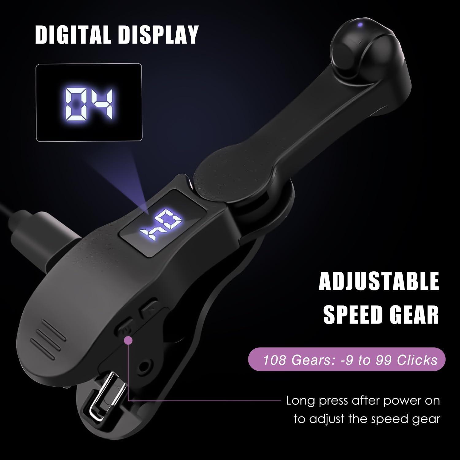 Smartphone Auto Clicker, 1 Count Phone Screen Fast Clicker for iPhone iPad Apps, Fast Click Simulation Finger Continuous Click for Game
