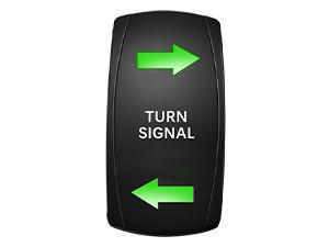 Nilight UTV ATV Turn Signal Wiring Harness Kit Street Legal Flasher Relay Kits with Vertical Rocker Switch Red &Yellow Lights for Polaris Kawasaki Teryx Can Am Commander Cat Wild Green Backlight